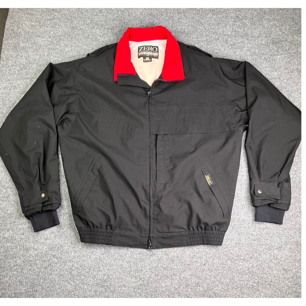 Zero Restriction Jacket Men's XXL Black Gore-Tex Golf Outerwear Waterproof